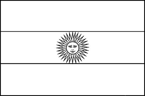 argentina flag black and white